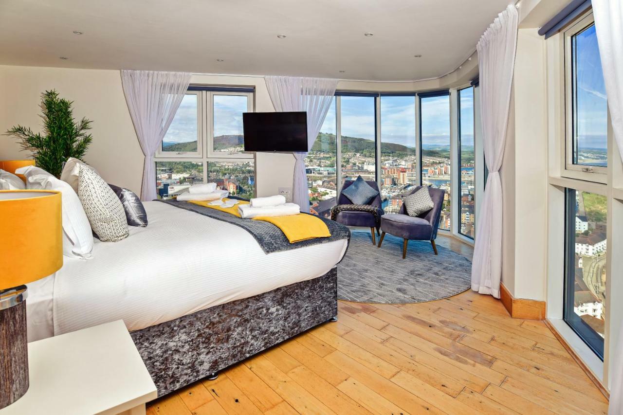 Just Stay Wales - Meridian Quay Penthouses Swansea Exteriér fotografie